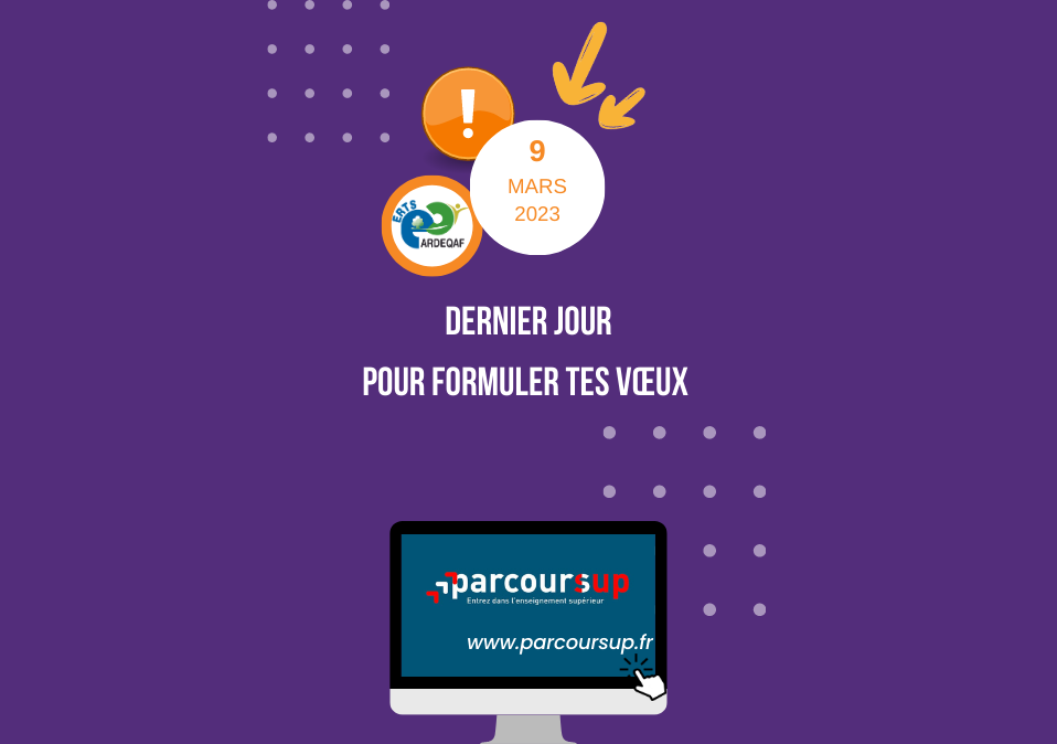 Parcoursup : validez vos voeux !!!
